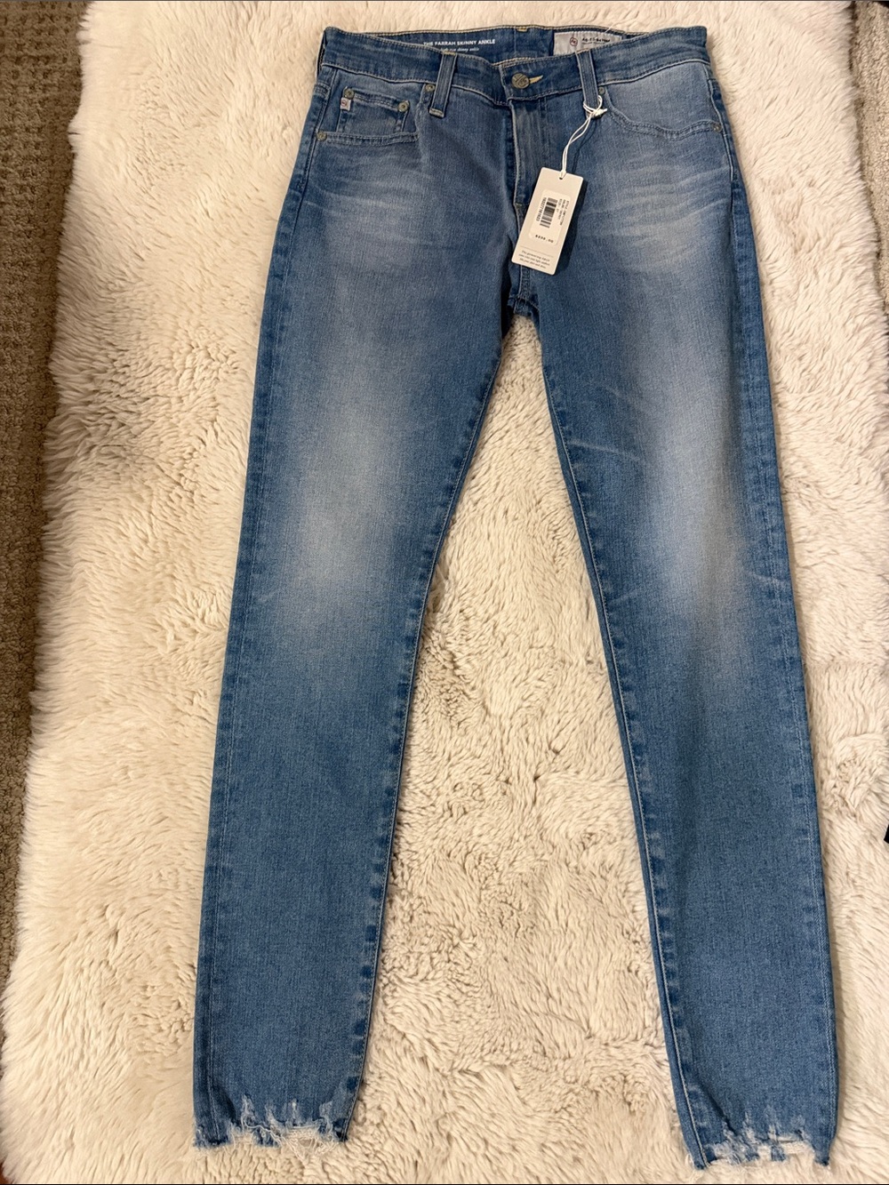 AG Adriano Goldschmied Women’s Skinny Jeans - Medium Blue Wash